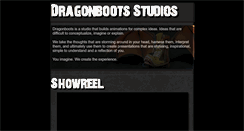 Desktop Screenshot of dragonbootsstudios.com